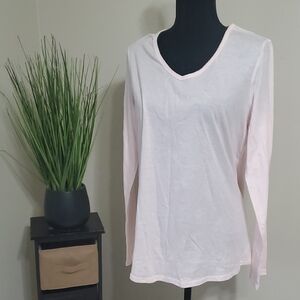 Sonoma Light Pink Long Sleeve Tee